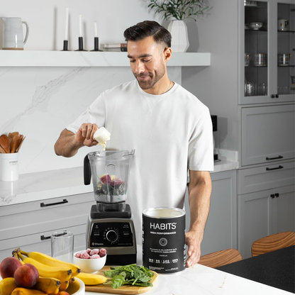 Proteina sabor Vainilla para Alto Rendimiento (1078 gr), Habits
