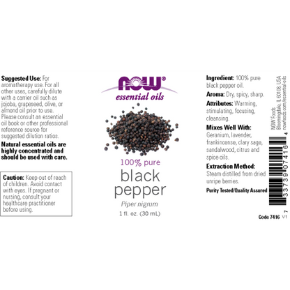Aceite de Pimienta Negra 1 fl. oz /Black Pepper Oil