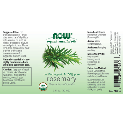 Aceite de Romero Orgánico (1 fl. oz/ 30ml) / Rosemary Oil, Organic