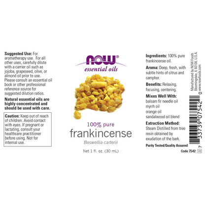 Aceite de incienso (30ml) 100% puro/ Frankincense Oil
