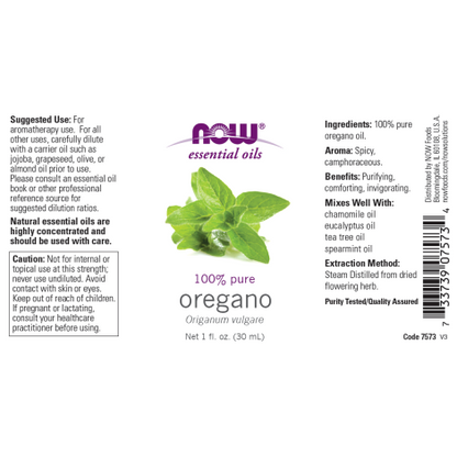 Aceite Esencial de Orégano 30ml / Oregano Oil