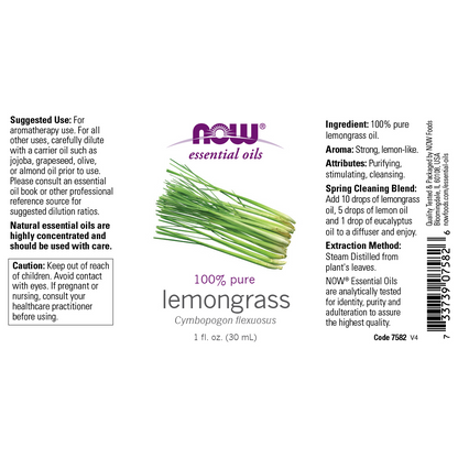 Aceite esencial de Limoncillo (30 ml) / Lemongrass Oil