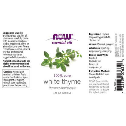 Aceite de Tomillo Blanco (1 fl. oz)/White Thyme Oil