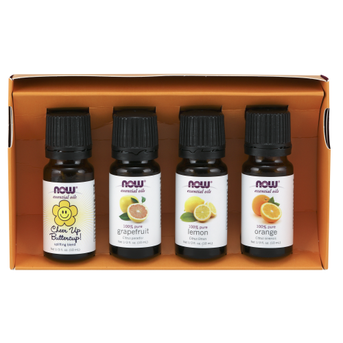 Kit de Aceites Esenciales Vigorizantes (4botellas/10ml) / Put Some Pep in Your Step Essential Oils Kit