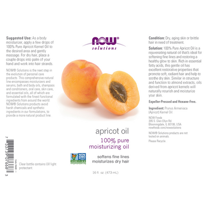 Aceite de Semilla de Albaricoque 473ml. / Apricot Kernel Oil (16fl oz)
