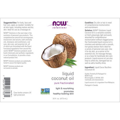 Aceite de coco líquido (473ml) / Liquid Coconut Oil