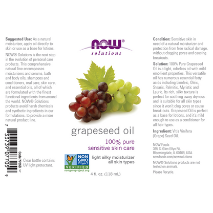 Aceite de semilla de uva (118ml) / Grapeseed Oil