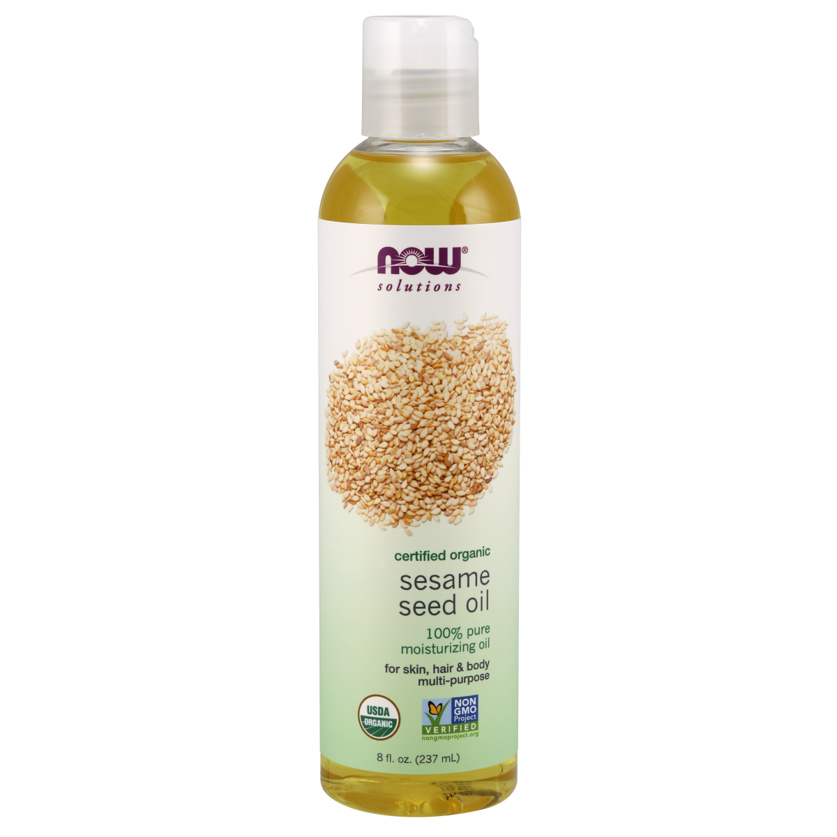 Aceite de semilla de sésamo, orgánico (8 fl. onz ) /Sesame Seed Oil, Organic