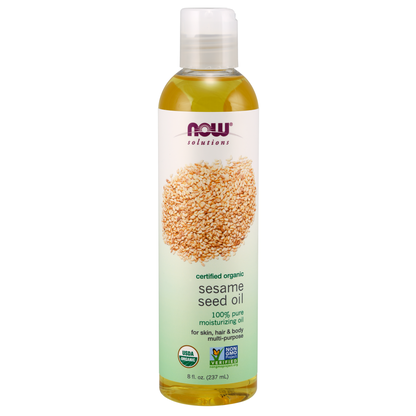 Aceite de semilla de sésamo, orgánico (8 fl. onz ) /Sesame Seed Oil, Organic