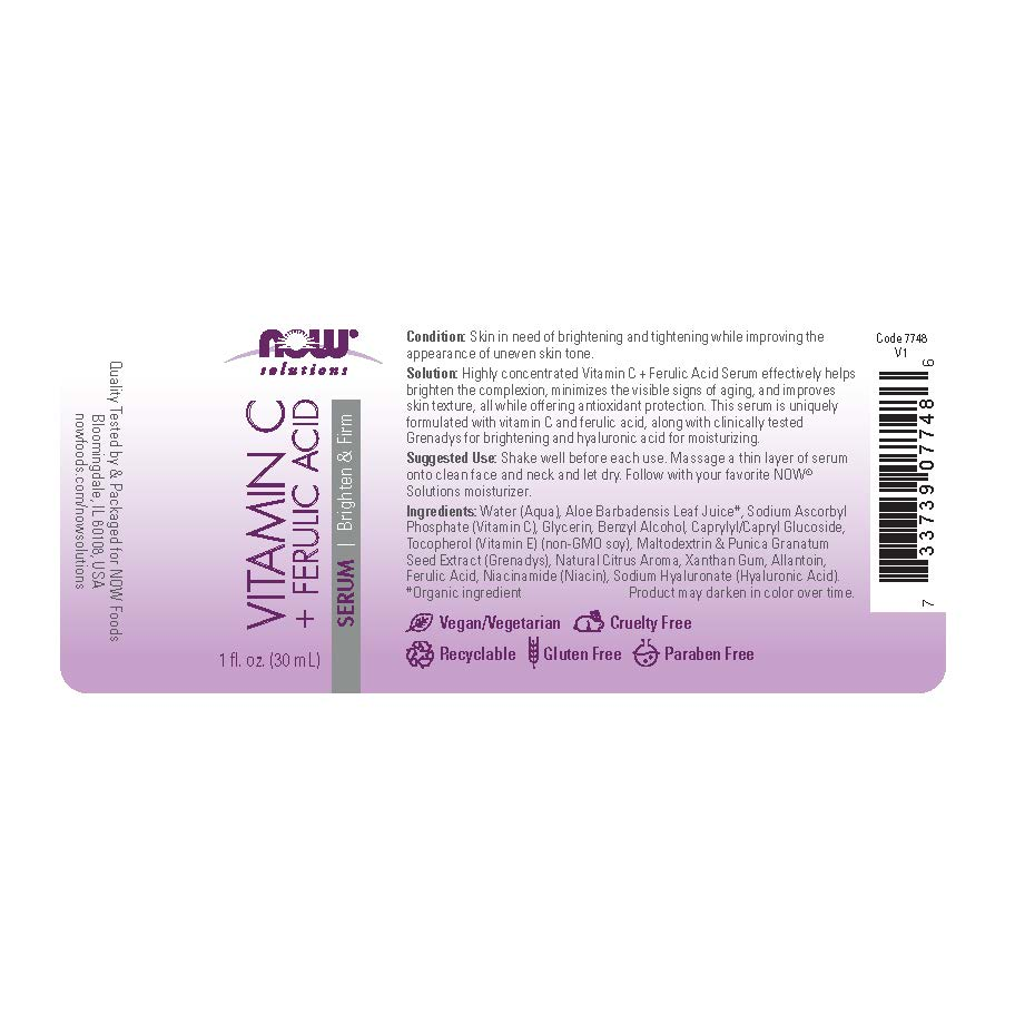 Suero Reafirmante y Aclarante de Vitamina C (30ml)/ Vitamin C + Ferulic Acid Serum