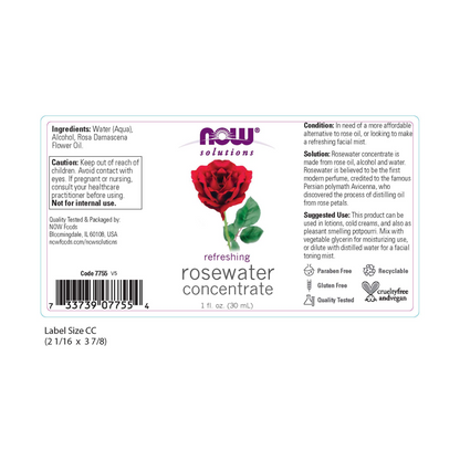 Concentrado de agua de rosas (30ml)/ Rosewater Concentrate