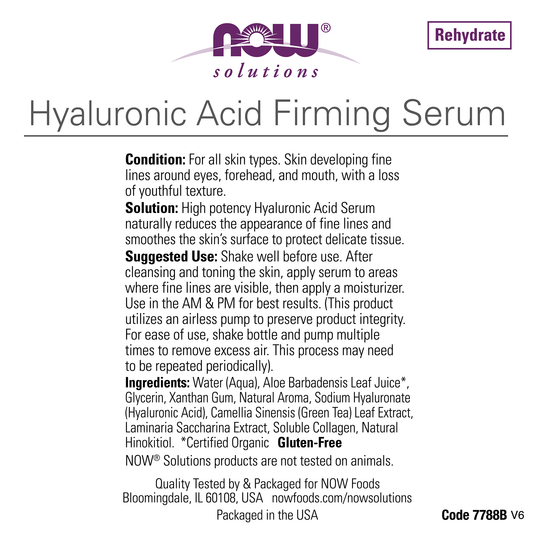 Suero Reafirmante de Ácido Hialurónico (30ml)/ Hyaluronic Acid Firming Serum