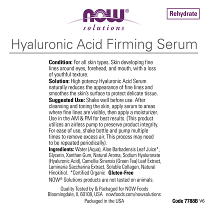 CC Suero Facial Reafirmante de Ácido Hialurónico (1 fl oz/30ml)