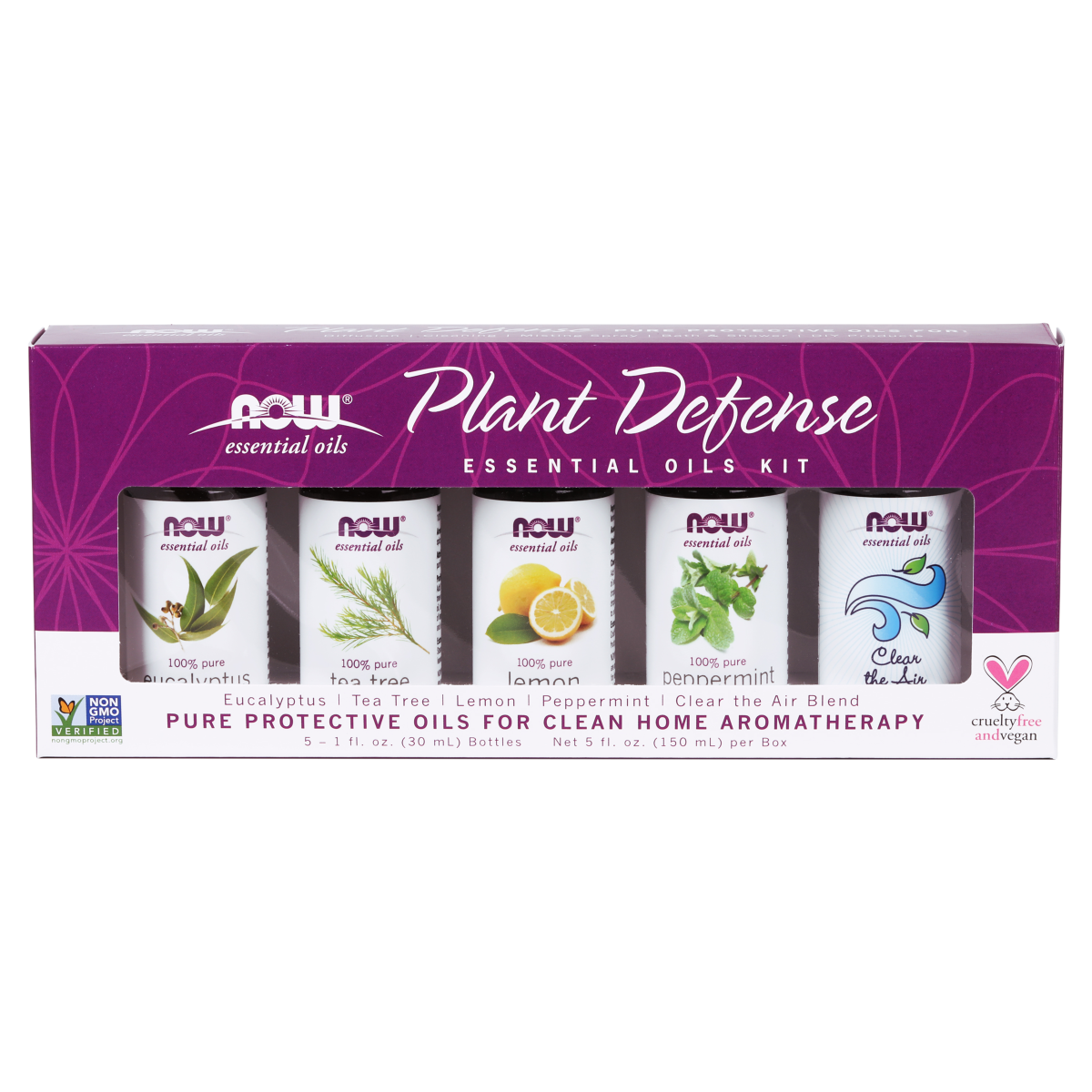 Kit de aceites esenciales de defensa vegetal(5 Botellas de 30ml)/Plant Defense Essential Oils Kit