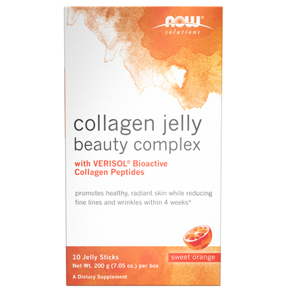 Colageno COMPLEJO, barras de gelatina de naranja dulce / collagen jelly beauty complex