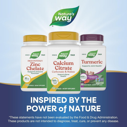 Citrato de Calcio - Carbonato & Malato - 500mg - 100 Cápsulas