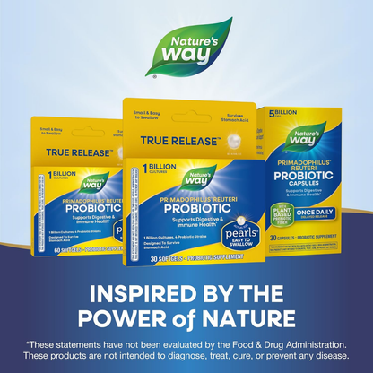 Probiótico Primadophilus® Lactobacillus Reuteri - Digestión & Inmunidad - 30 Cápsulas Blandas