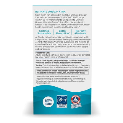 Omega Xtra definitivo  (60 geles blandos), Nordic Naturals