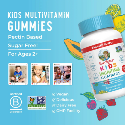 Multivitaminico para niños en gomitas / Kids Multivitamin Gummies, Strawberry Papaya & Super Punch, 60 ct