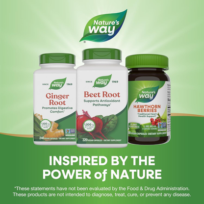 Betabel - Raíz - 1,000mg - 100 Cápsulas Veganas