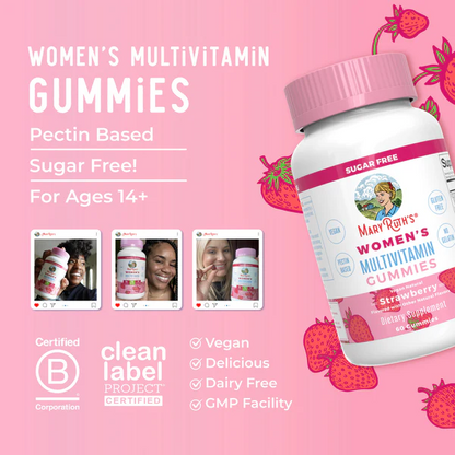 Gomitas multivitamínicas para mujeres / Women's Multivitamin Gummies, Strawberry, 60 ct