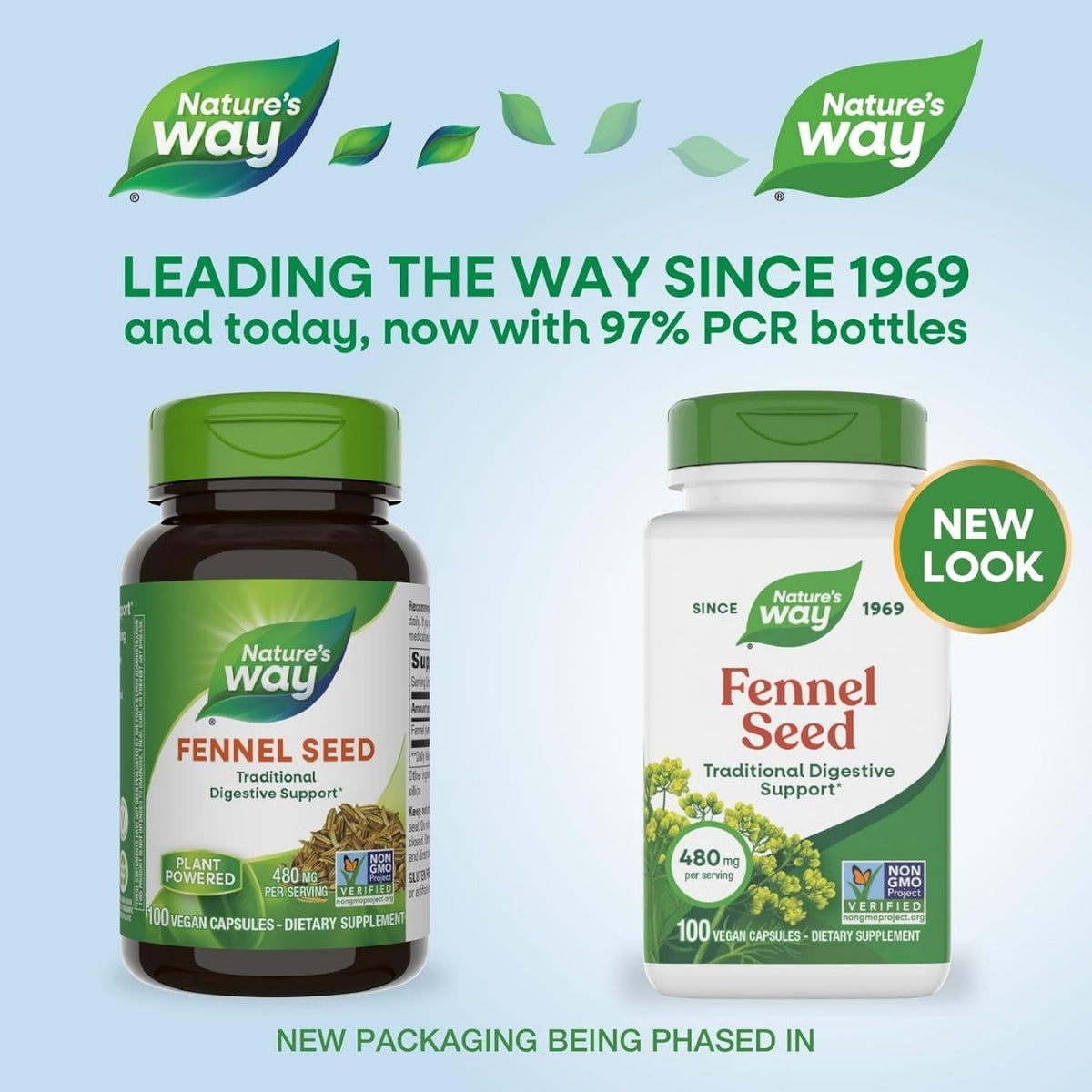 Hinojo - Semilla - 480mg - 100 Cápsulas Veganas