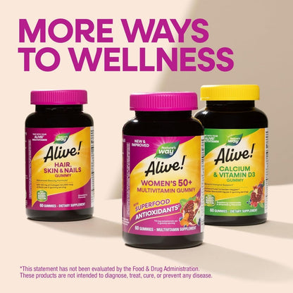 Alive!® Multivitaminico Para Mujeres 50+ (60 gomitas), Nature's Way