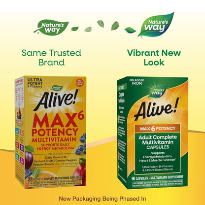 Alive!® Max6 Multivitaminico De Potencia (90 caps), Nature's Way