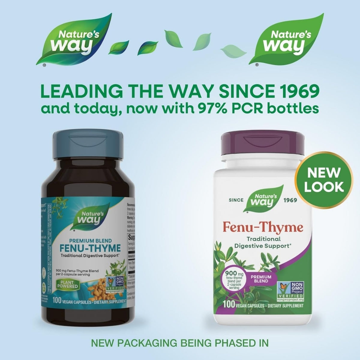 Fenu-Thyme - Mezcla Premium - 900mg - 100 Cápsulas Veganas