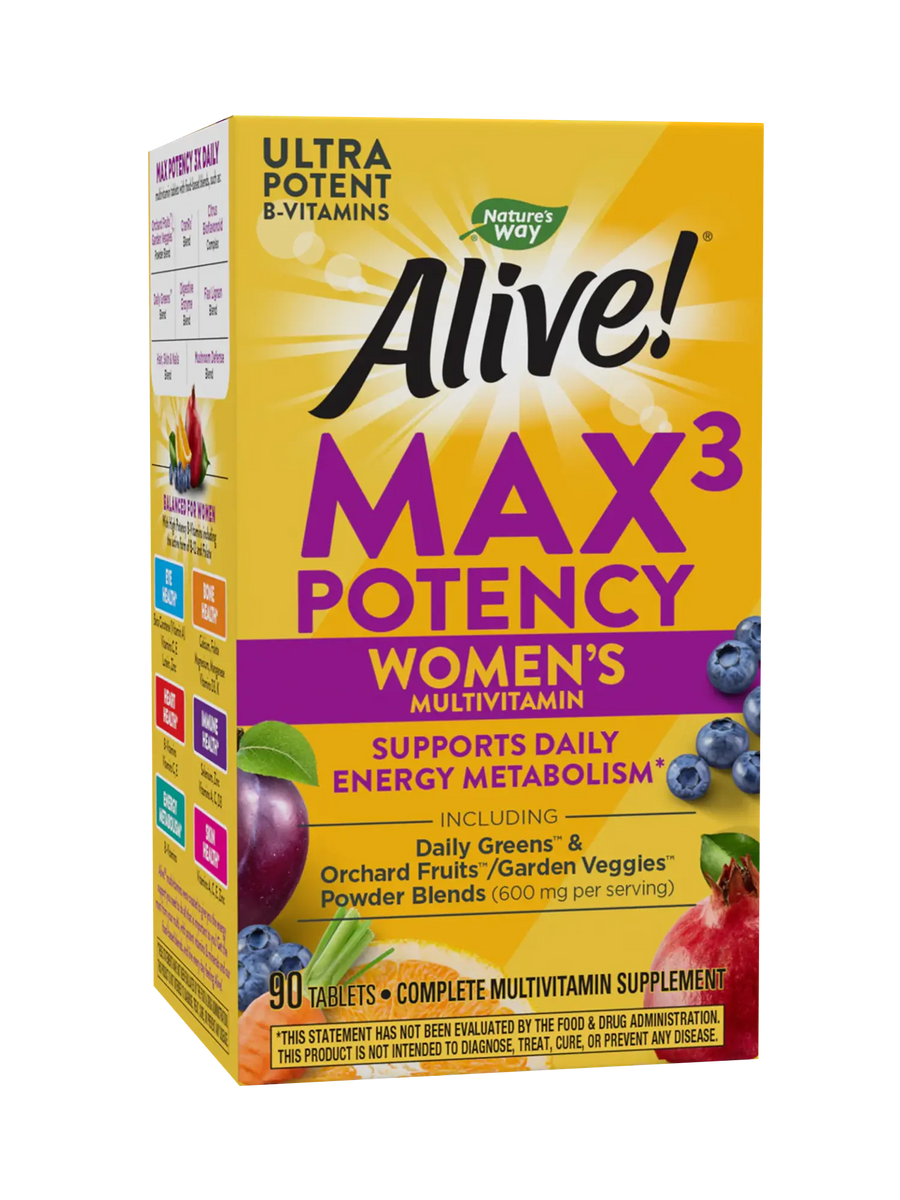 Max3 Potency - Multivitamínico para Mujeres - 90 Tabletas