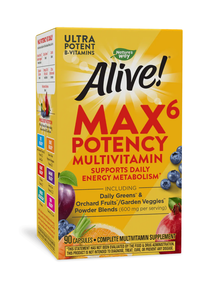Max6 Potency - Multivitamínico - 90 Cápsulas