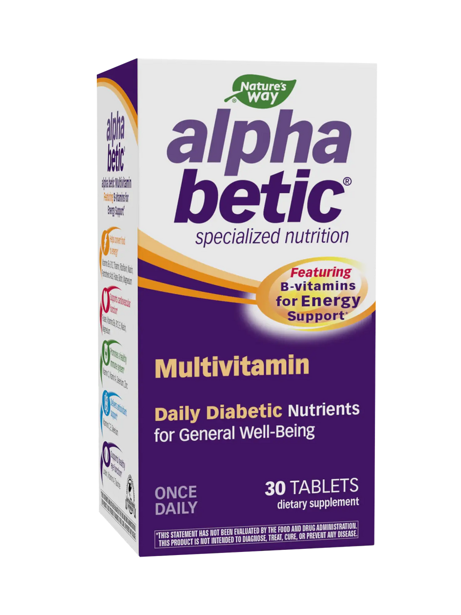 Alpha Betic - Multivitamínico para Diabéticos - 30 Tabletas