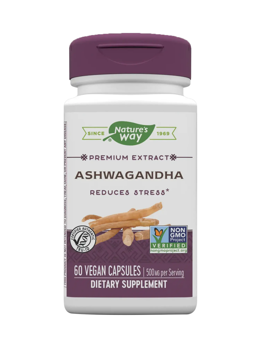 Ashwagandha - Extracto Premium - 500mg - 60 Cápsulas Veganas