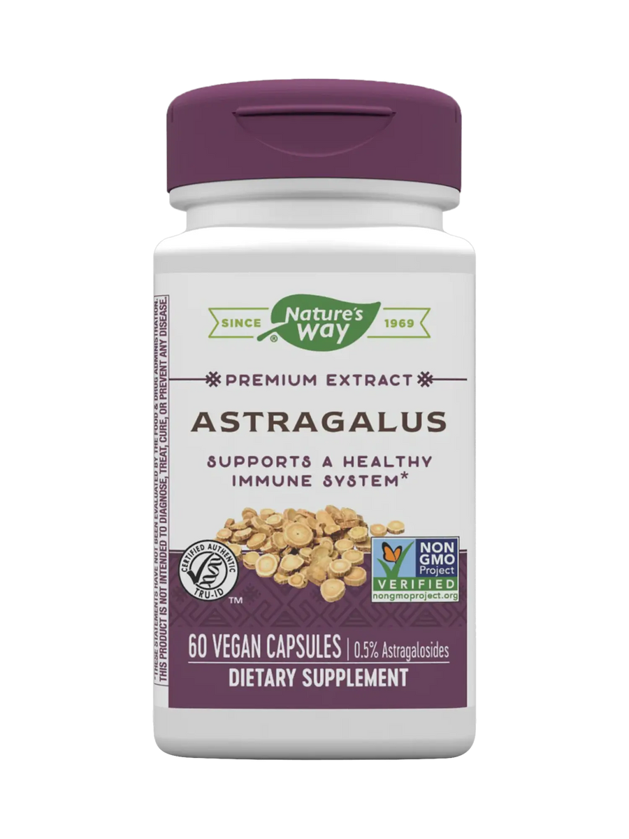 Astragalus - Extracto Premium - 0.5% Astragalósidos - 60 Cápsulas Veganas