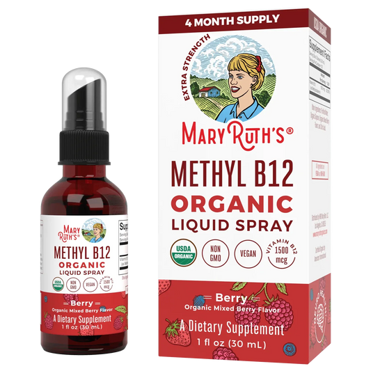 Spray orgánico de metilo B12 (30ml) / Vitamin B12 Spray, Berry, Org, (1oz)