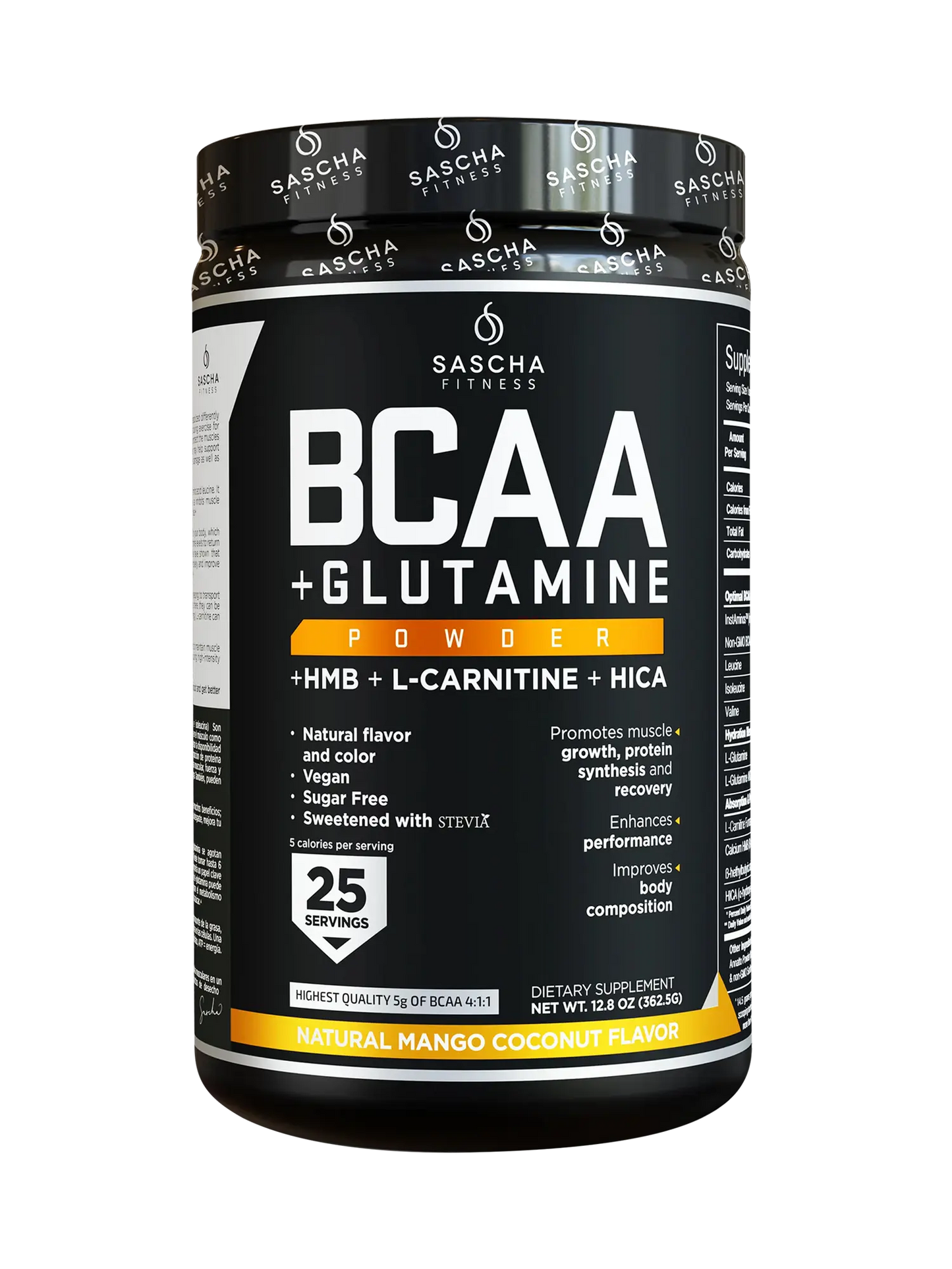 BCAA Sascha Fitness - Mango Coco - PURESUPPLY
