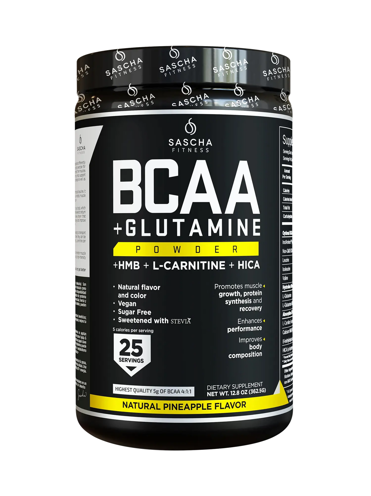 BCAA Sascha Fitness - Piña - PURESUPPLY