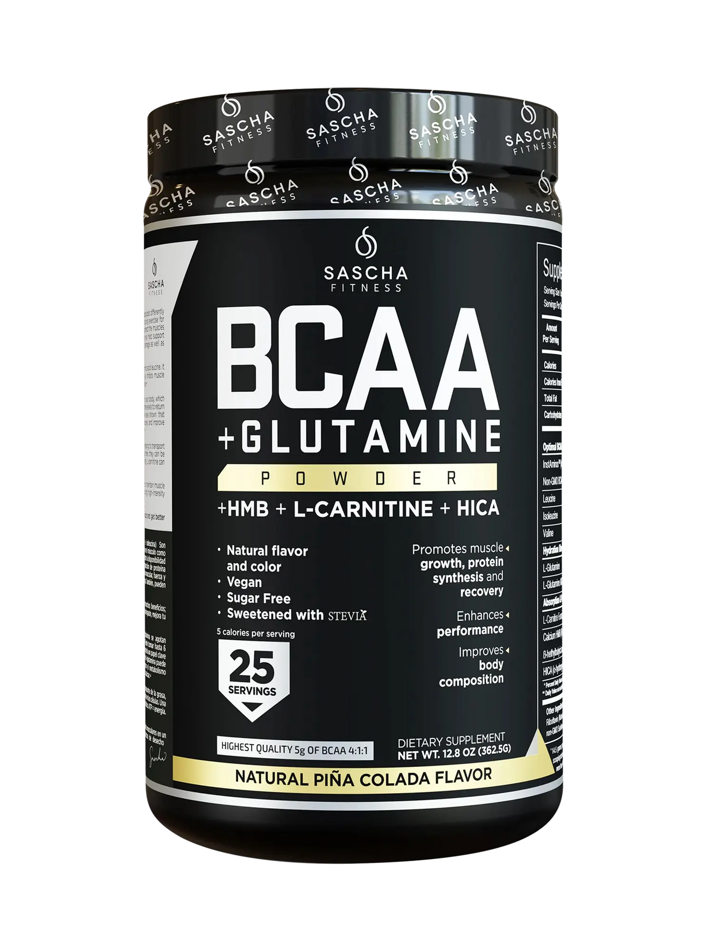 BCAA Sascha Fitness - Piña Colada - PURESUPPLY