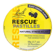 Nelson | Bach RESCUE PASTILLES | Alivio natural del estrés, grosella negra, 35 pastillas, 50 g (1,7 oz)