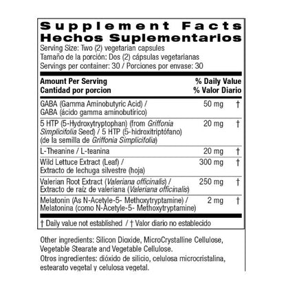 Bienestar Para Dormir Con Lechuga Silvestre (60 Capsulas), Bio Nutrition
