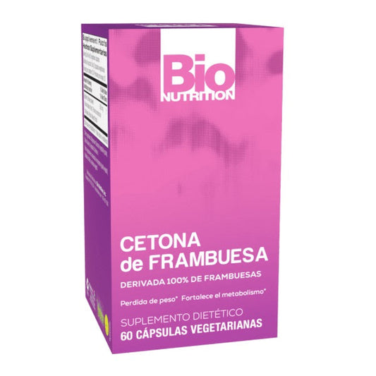 Cetona De Frambuesa Natural (60 Capsulas), Bio Nutrition