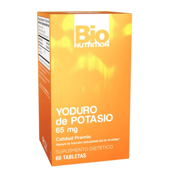 Yoduro De Potasio 65 Mg (60 Tabletas), Bio Nutrition