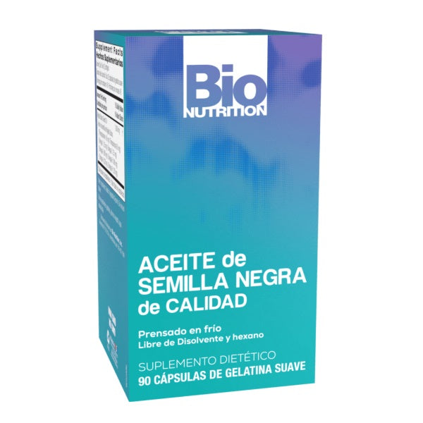 Aceite De Semilla Negra 1,000 Mg (90 Gelcaps), Bio Nutrition