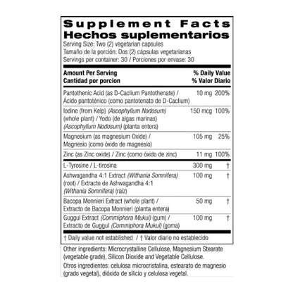 CC Bienestar Para Tiroides (60 Capsulas), Bio Nutrition