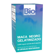 Maca Negra Gelatinizada 1,000 Mg (60 Capsulas), Bio Nutrition