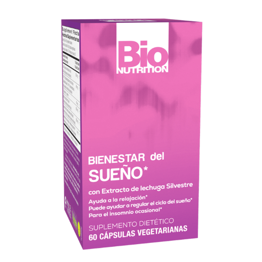 Bienestar Para Dormir Con Lechuga Silvestre (60 Capsulas), Bio Nutrition