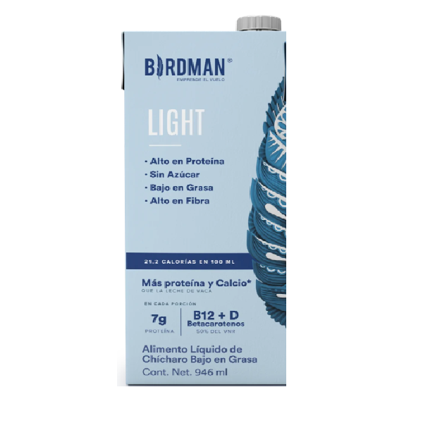 Bebida Vegetal sabor Light (946ml), Birdman