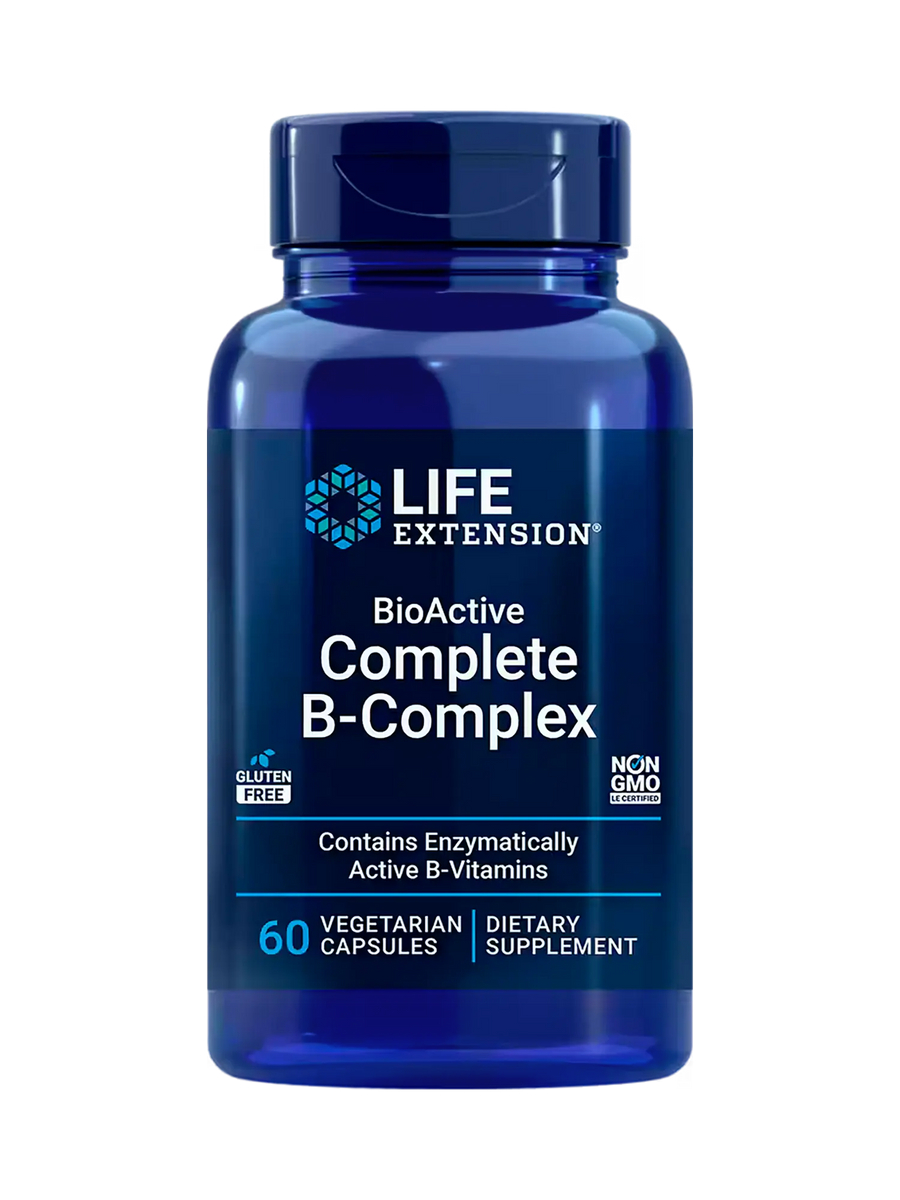Complejo B completo bioactivo (60 vcaps) / BioActive Complete B-Complex (60vcaps)