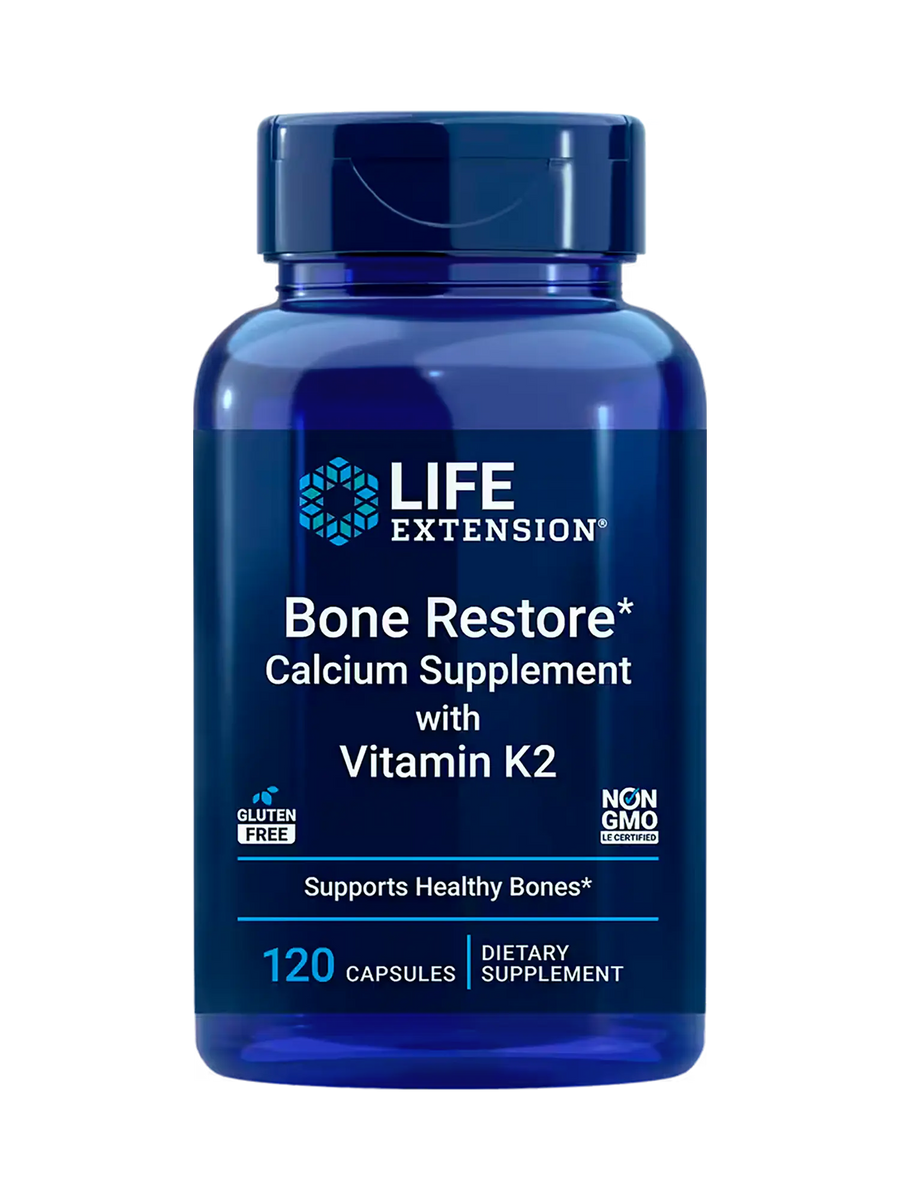 Restauración ósea con vitamina K2 (120 caps) / Bone Restore with Vitamin K2 (120 caps)