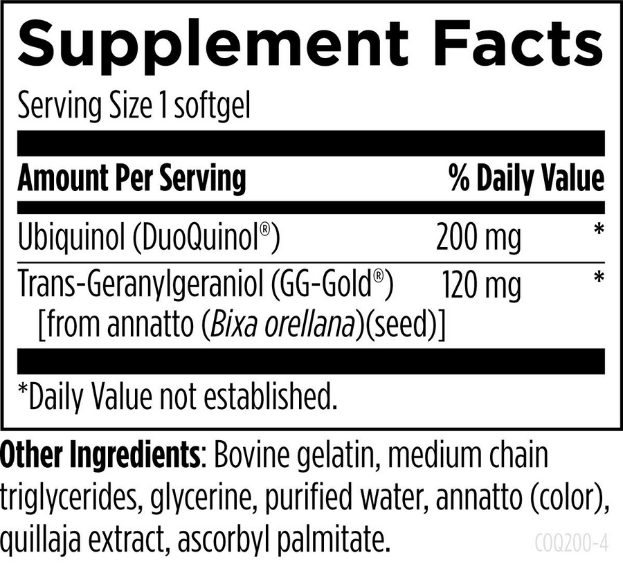 CoQnol™ 200 mg (60 softgels), Designs for Health